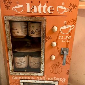 Pumpkin Spice Latte Cabinet